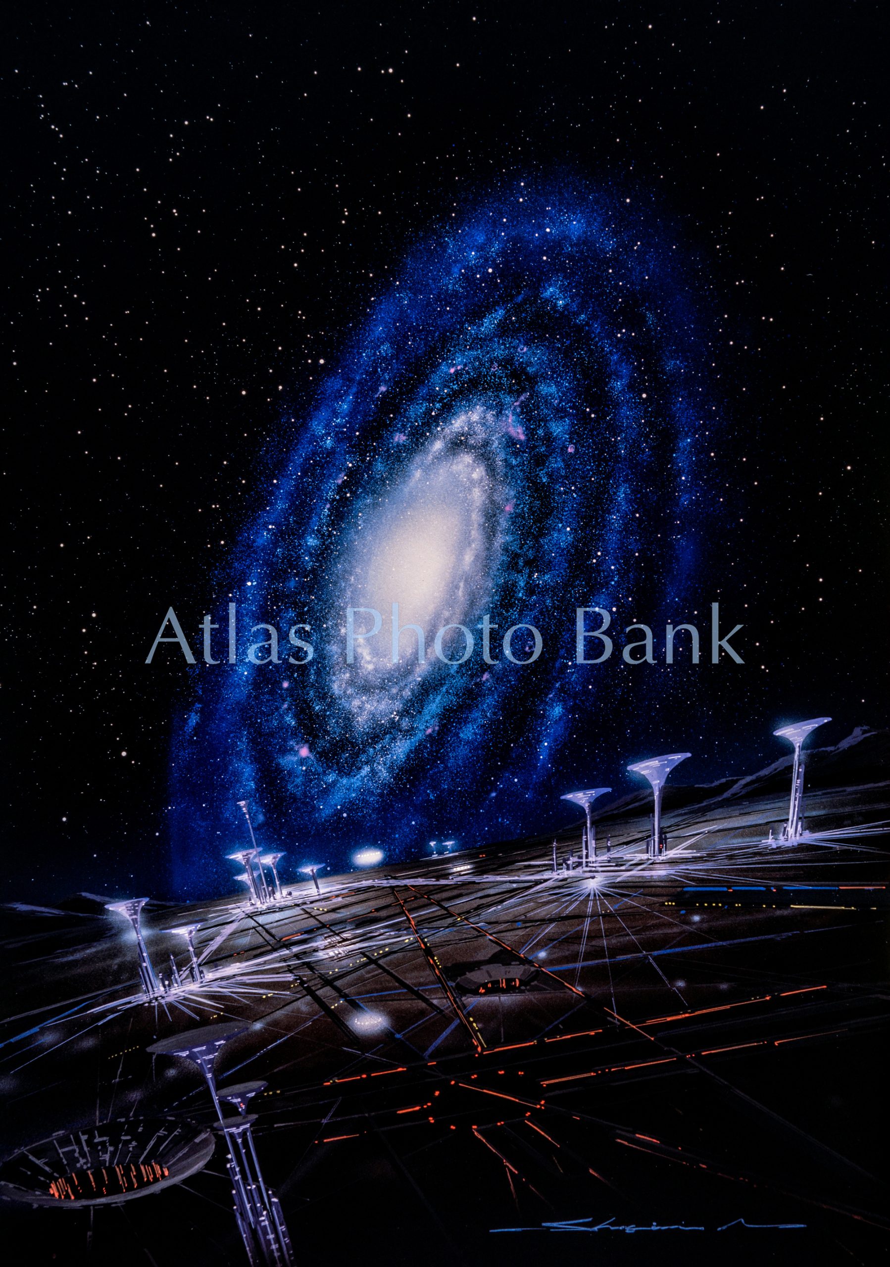 SF-032-大マゼラン銀河内のある惑星から見た銀河系