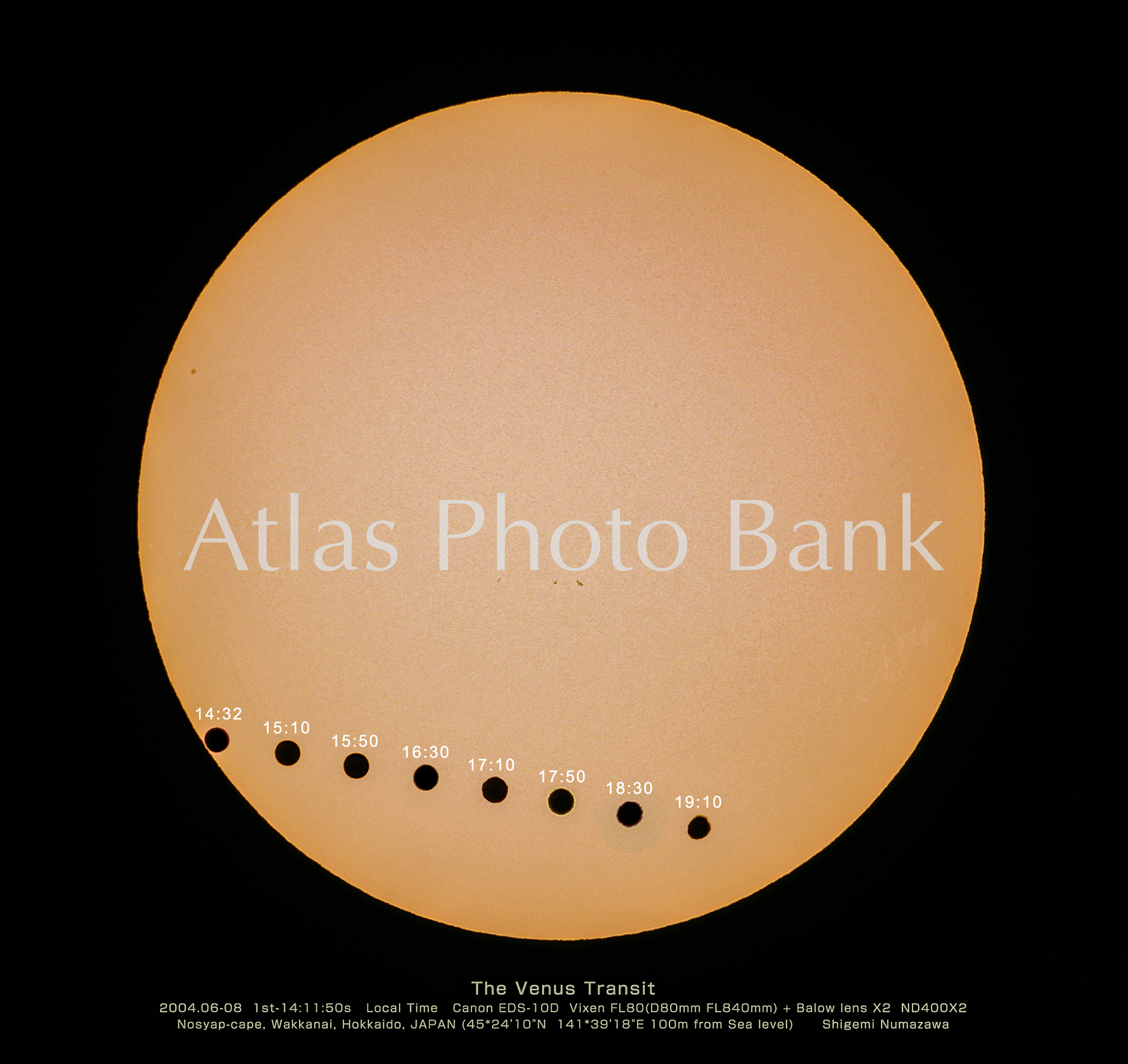 AAP-004-金星の日面通過2004年