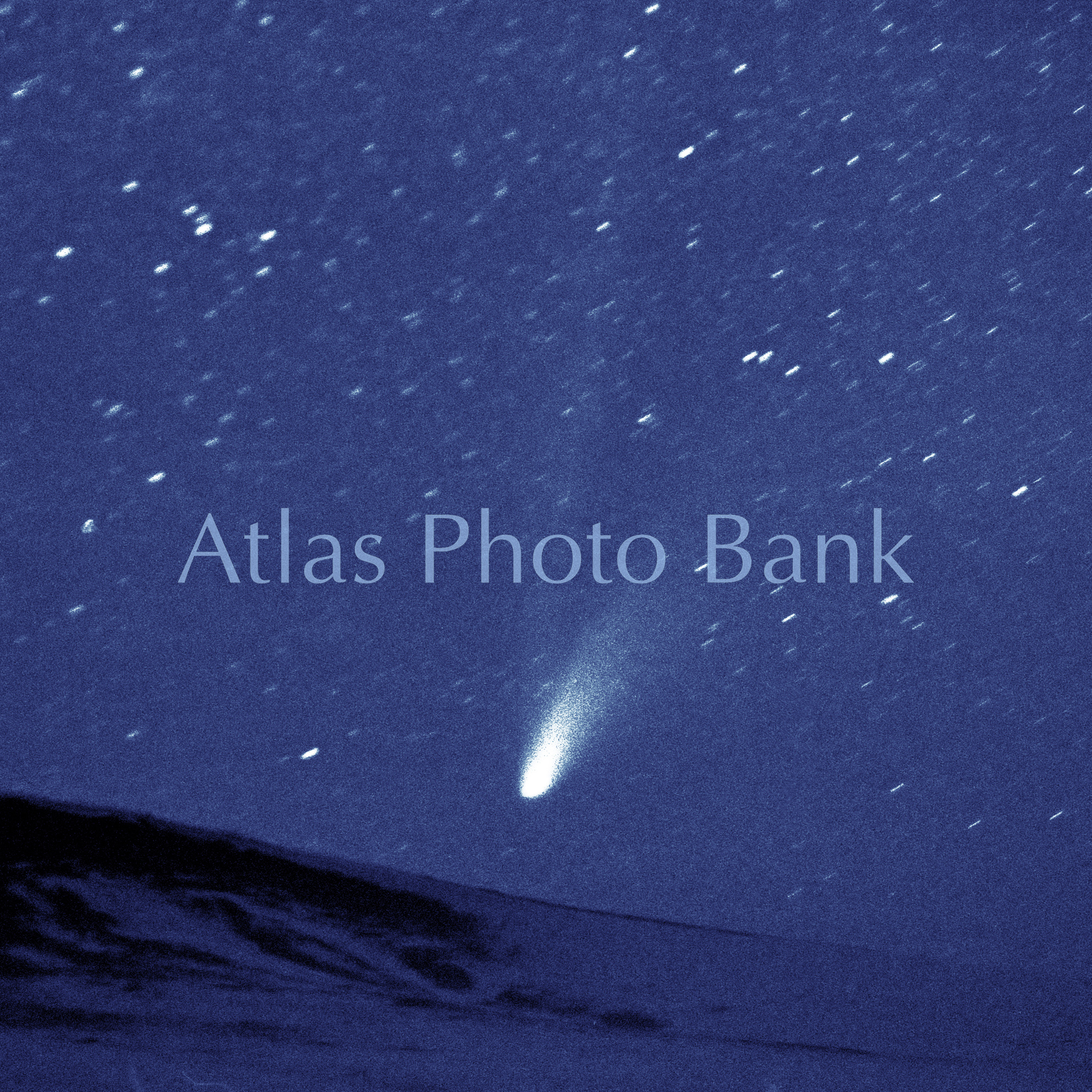 CMP-010-モンゴルの空に昇るヘール･ボップ彗星・1997年