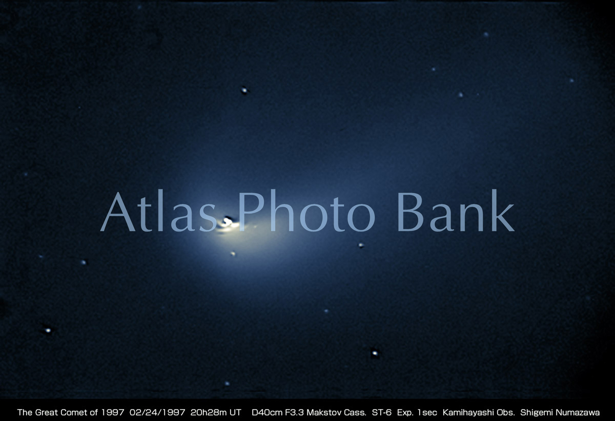 CMP-013-ヘール･ボップ彗星の頭部・1997年