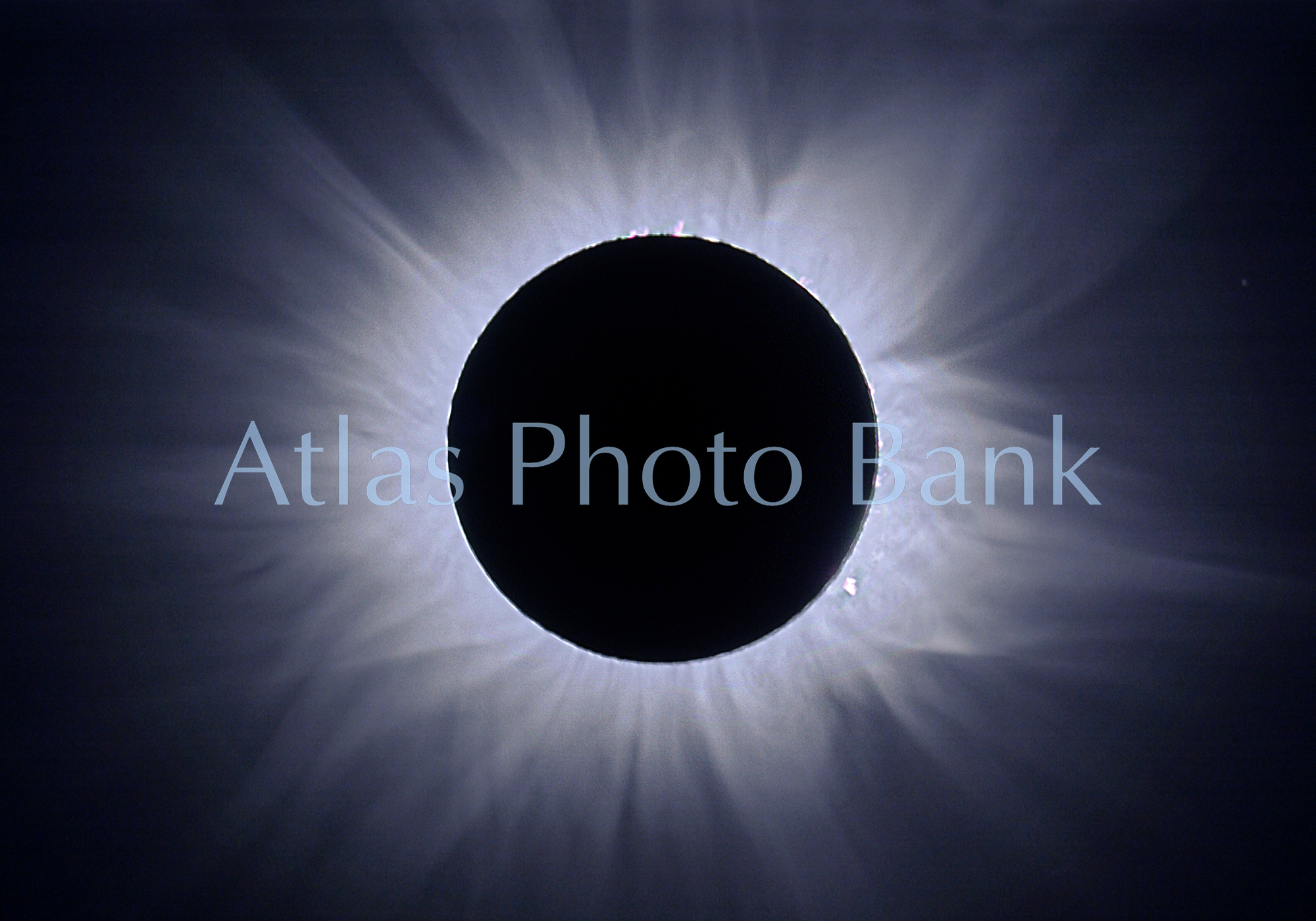EEP-030-2001年ザンビア日食-コロナ合成画像