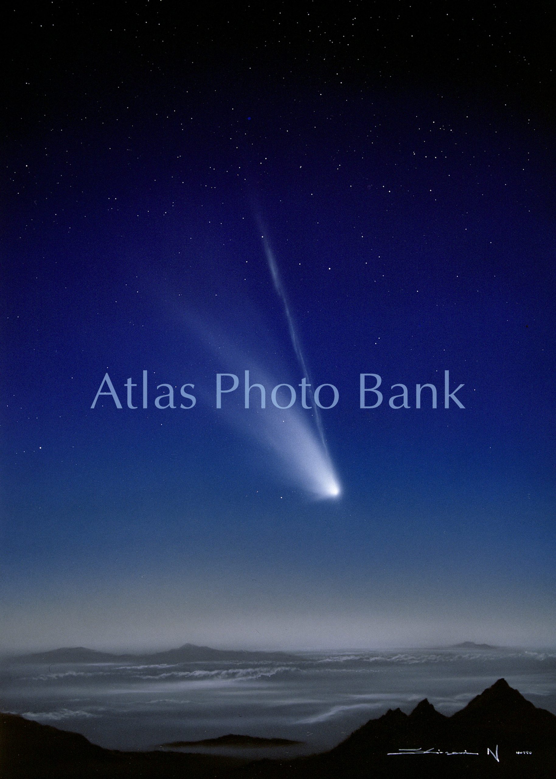 GI-045-オースチン彗星想像図