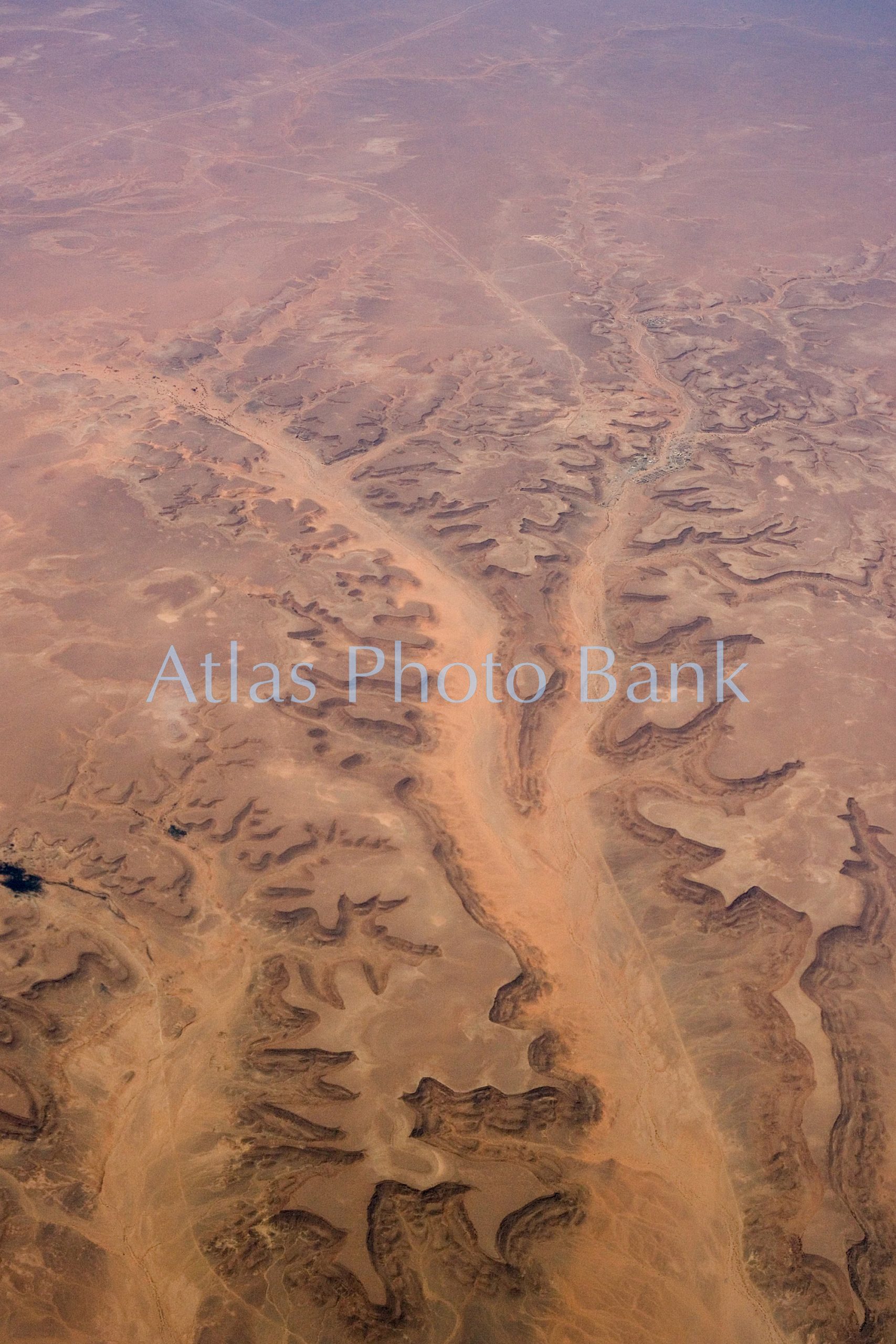 LSP-087-空から観たサハラ砂漠の景観