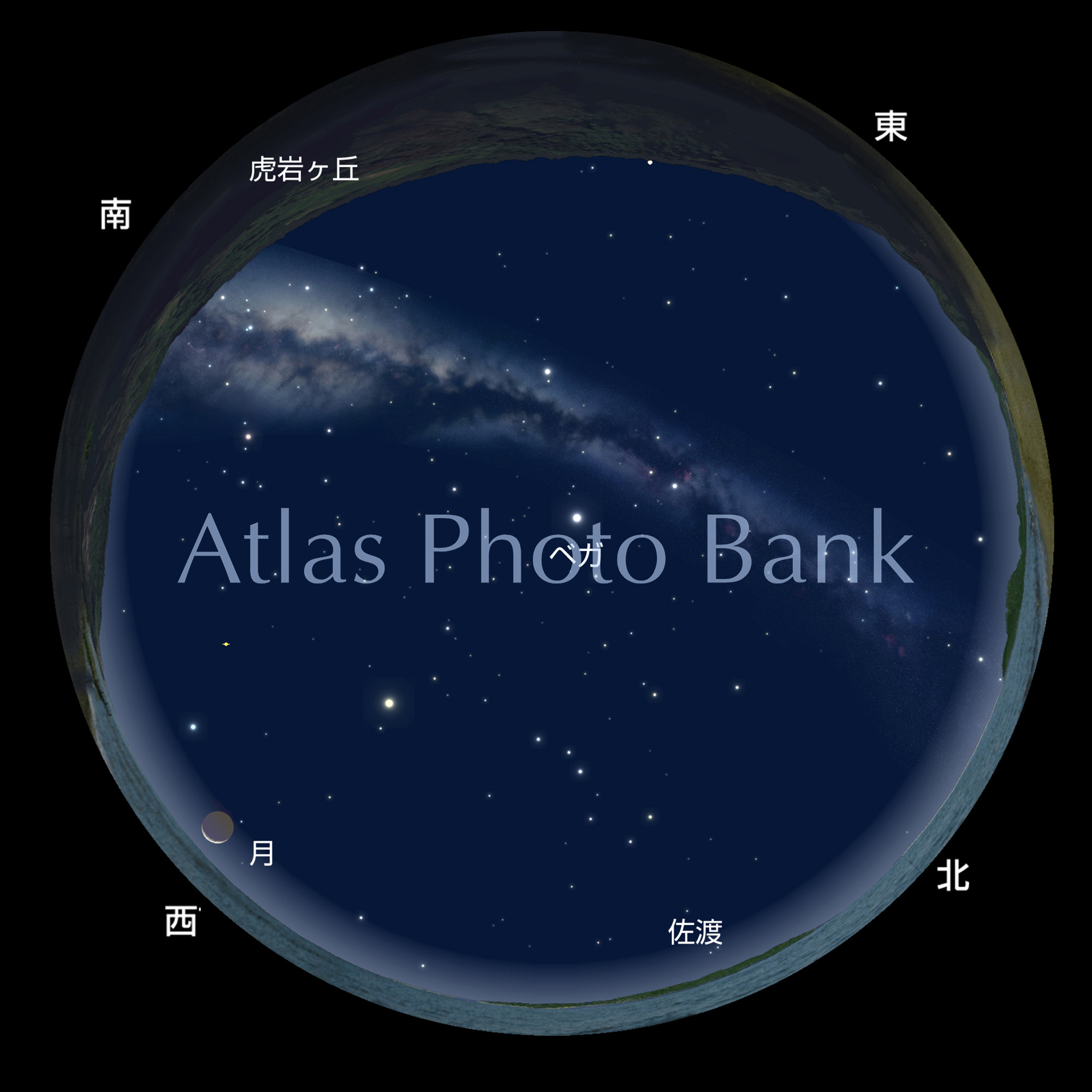 LSP-231-松尾芭蕉が出雲崎で見た星空の再現