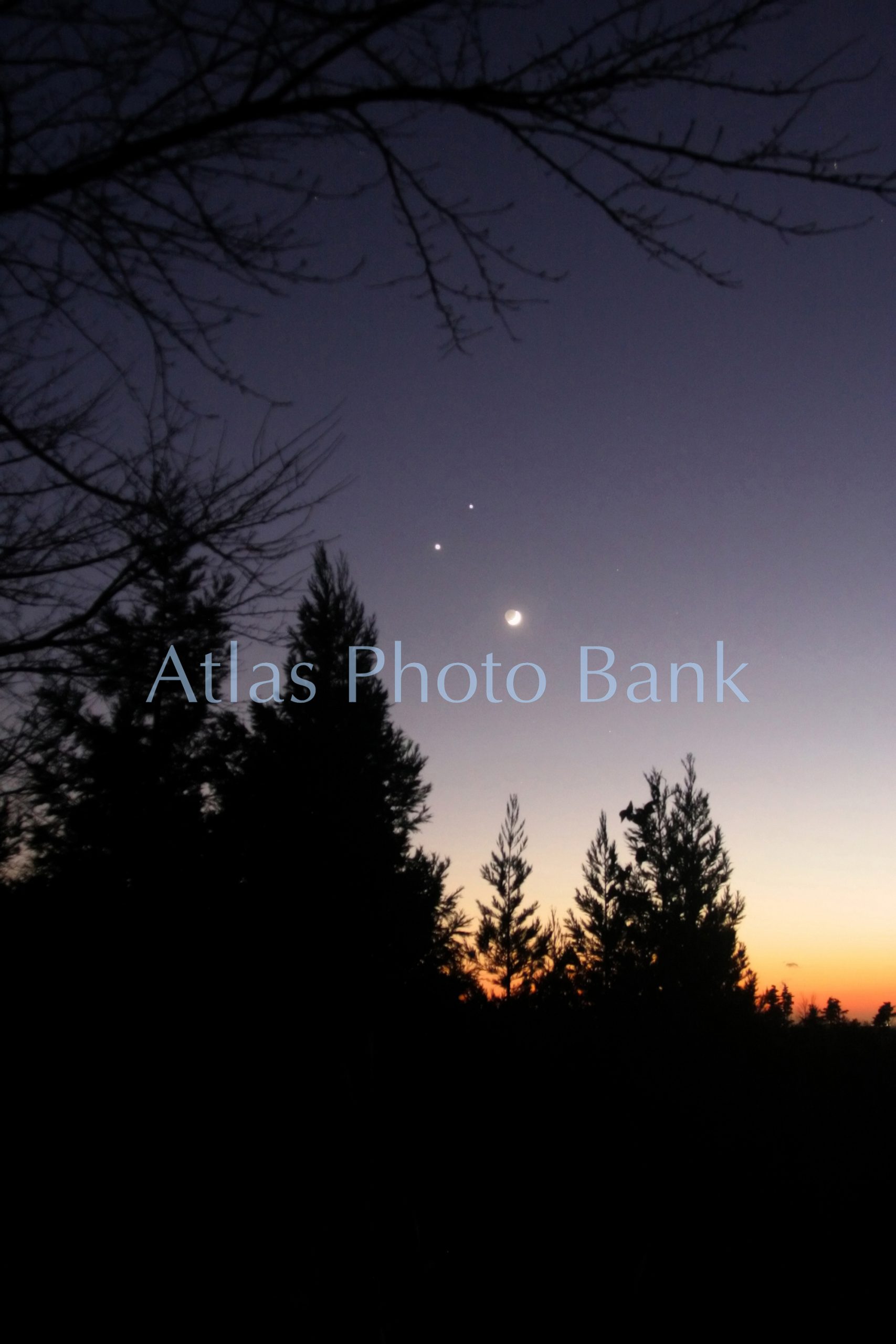 MOP-075-月･金星･木星が作る夜空のスマイルマーク