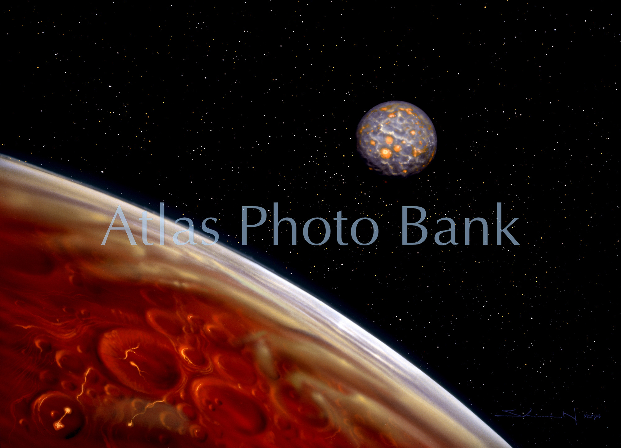 MOP-156-原始の地球と月