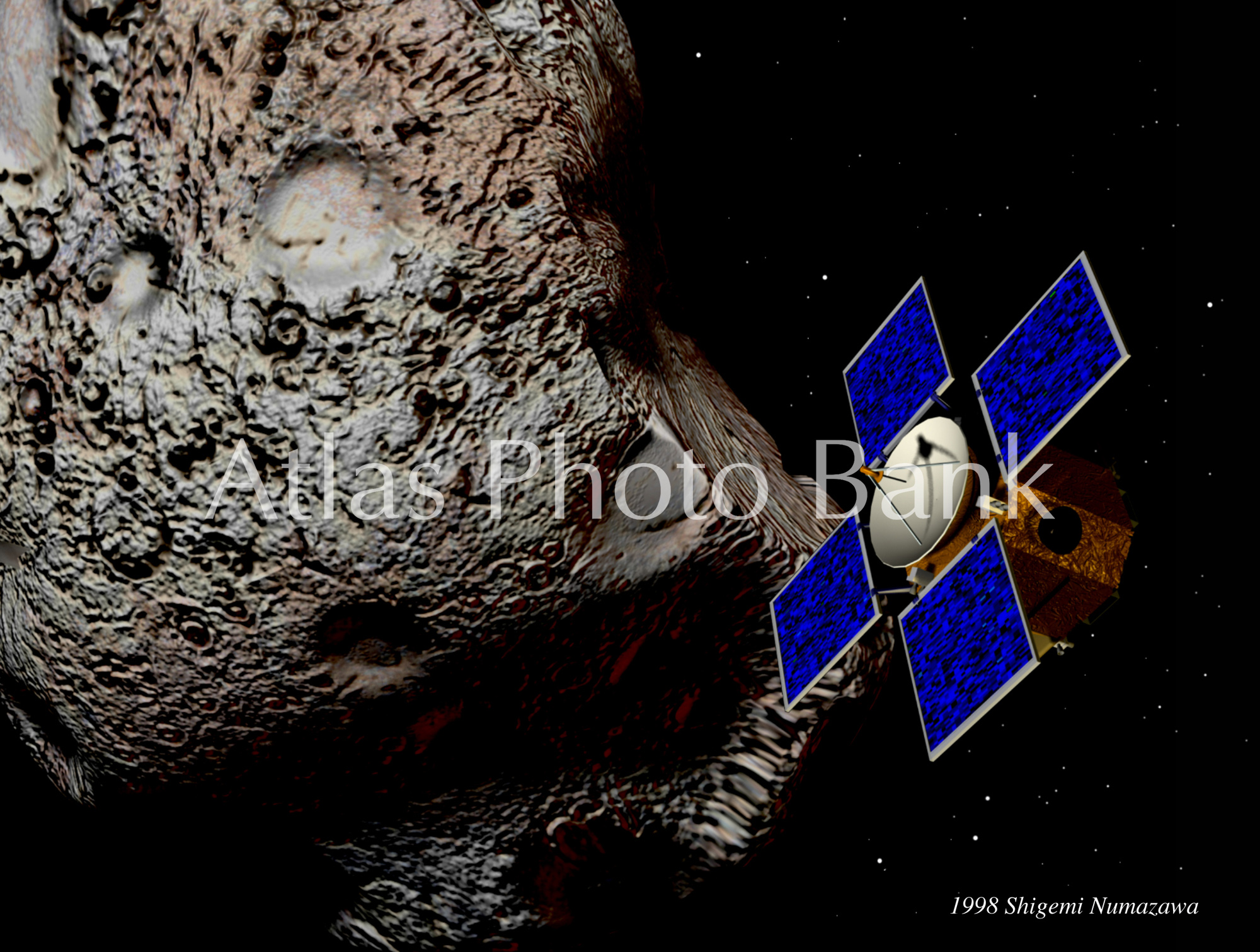 MP-022-小惑星と探査機ニア･シューメーカー