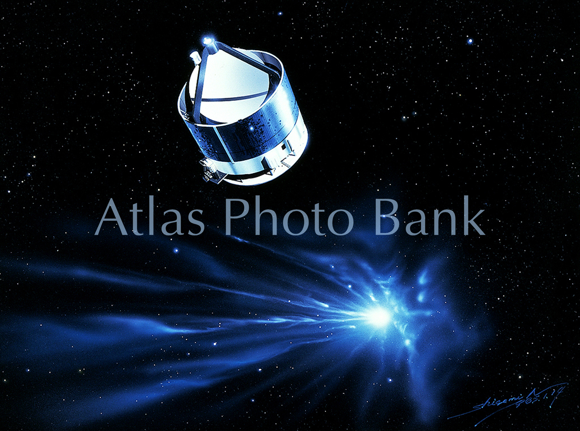 MP-051-ハレー彗星に接近する探査機ジオット