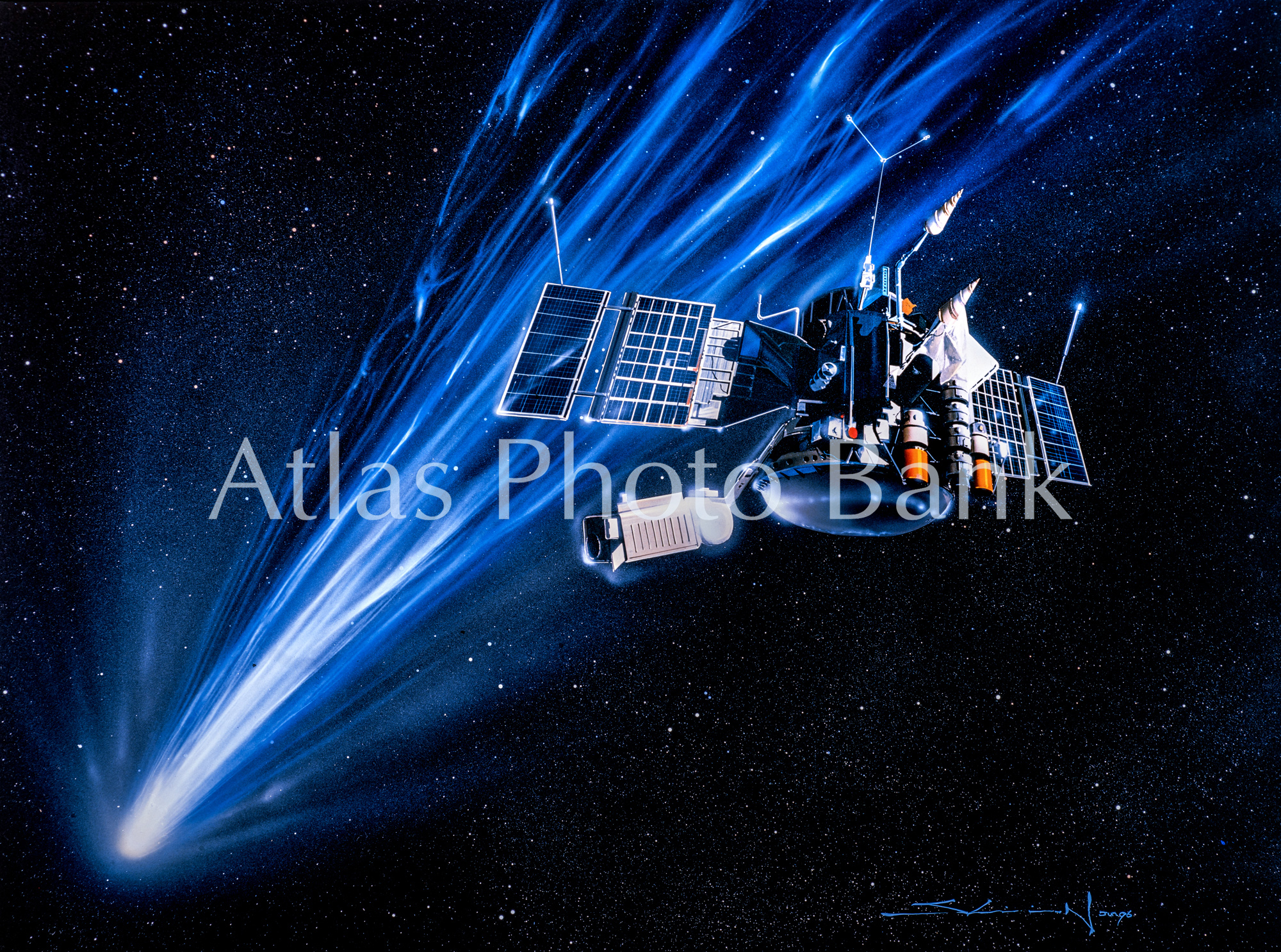 MP-054-ハレー彗星を探査する金星探査機ベガ
