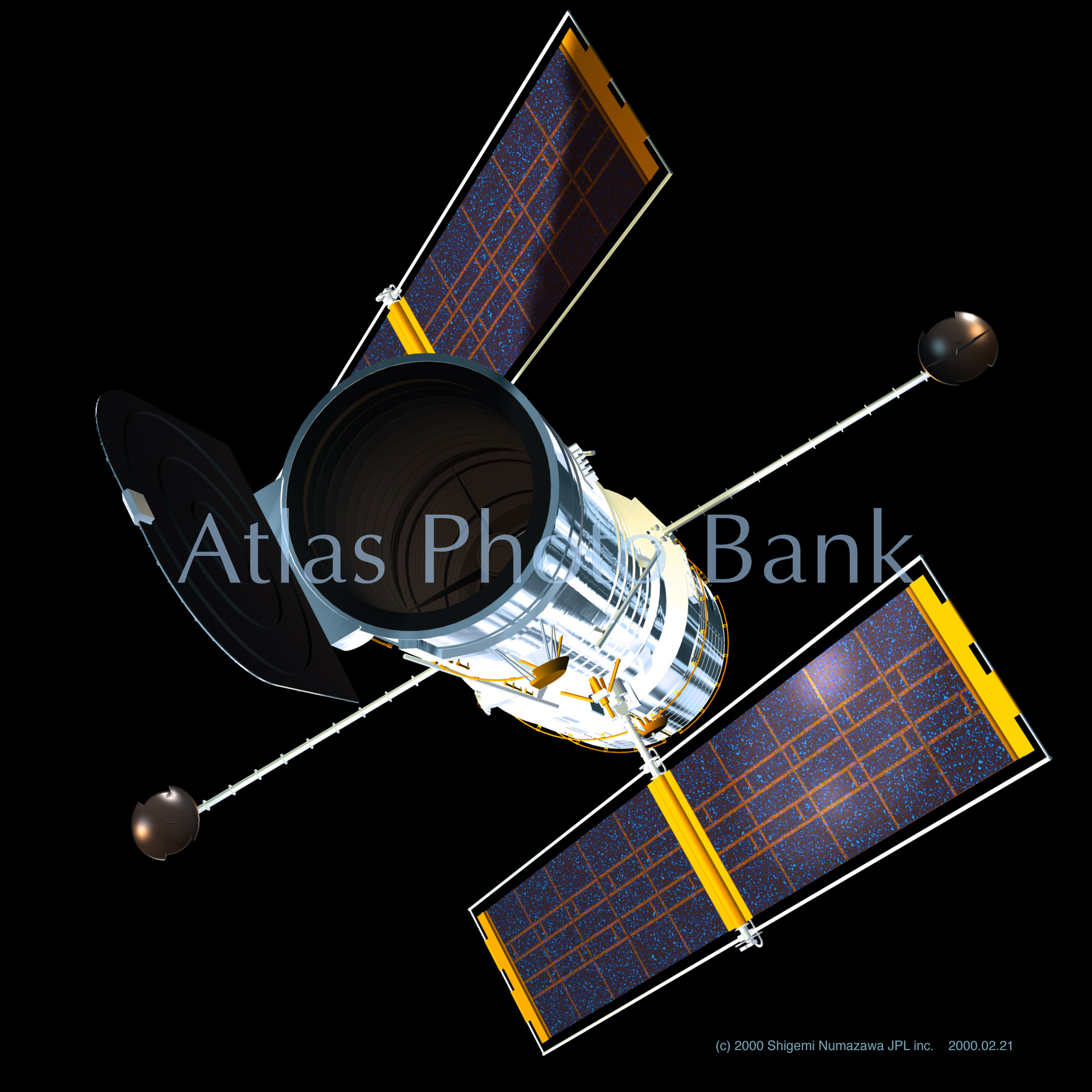 MP-098-ハッブル宇宙望遠鏡-Image-HST-II-6-2500 Targa