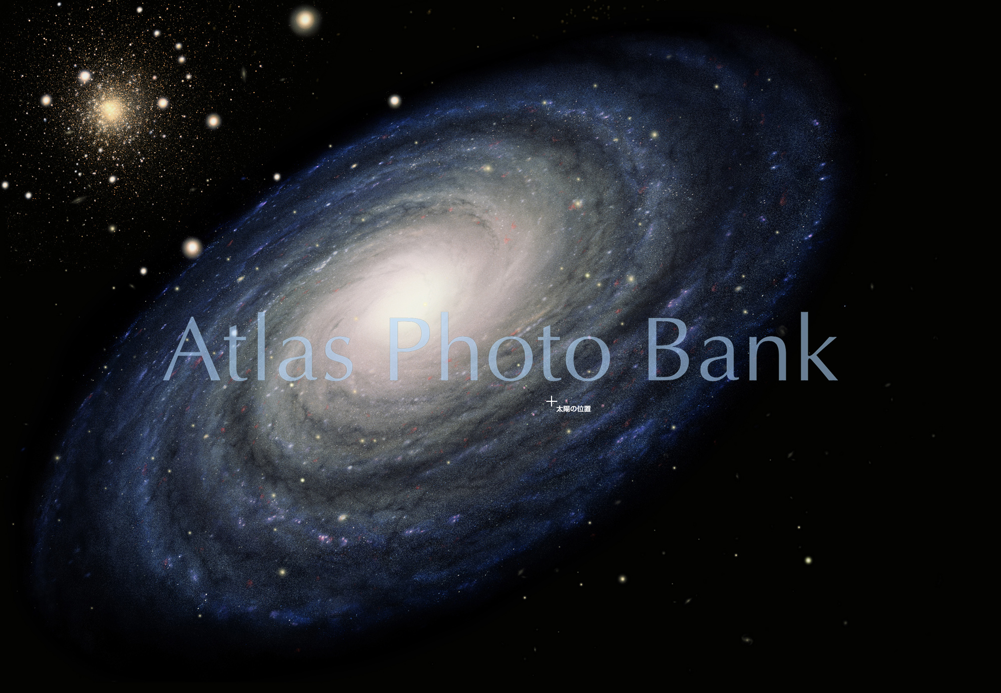 MW-014-銀河系（古）内の太陽系の位置
