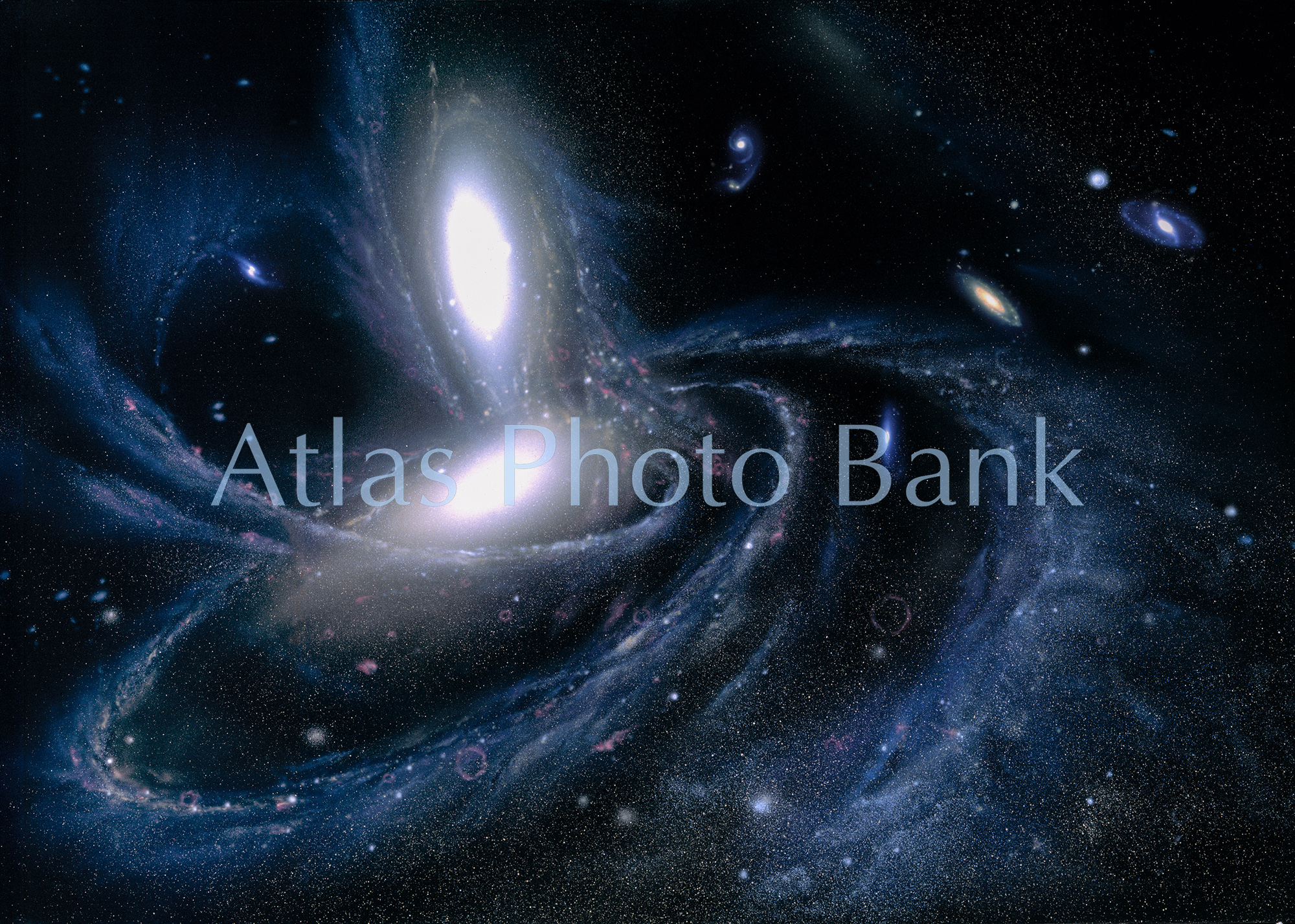 OG-028-衝突する銀河-衝突銀河