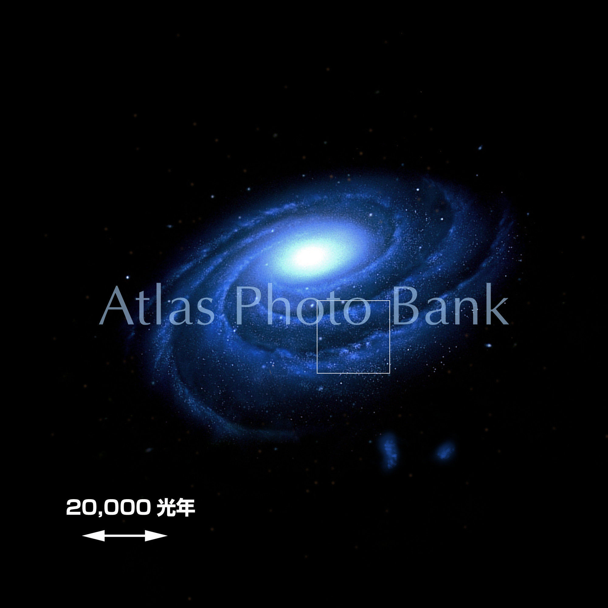 OG-071-3-宇宙の大きさマップ-銀河系全容