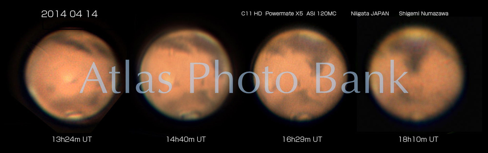 SOP-022-火星の時点による模様の移り変わり