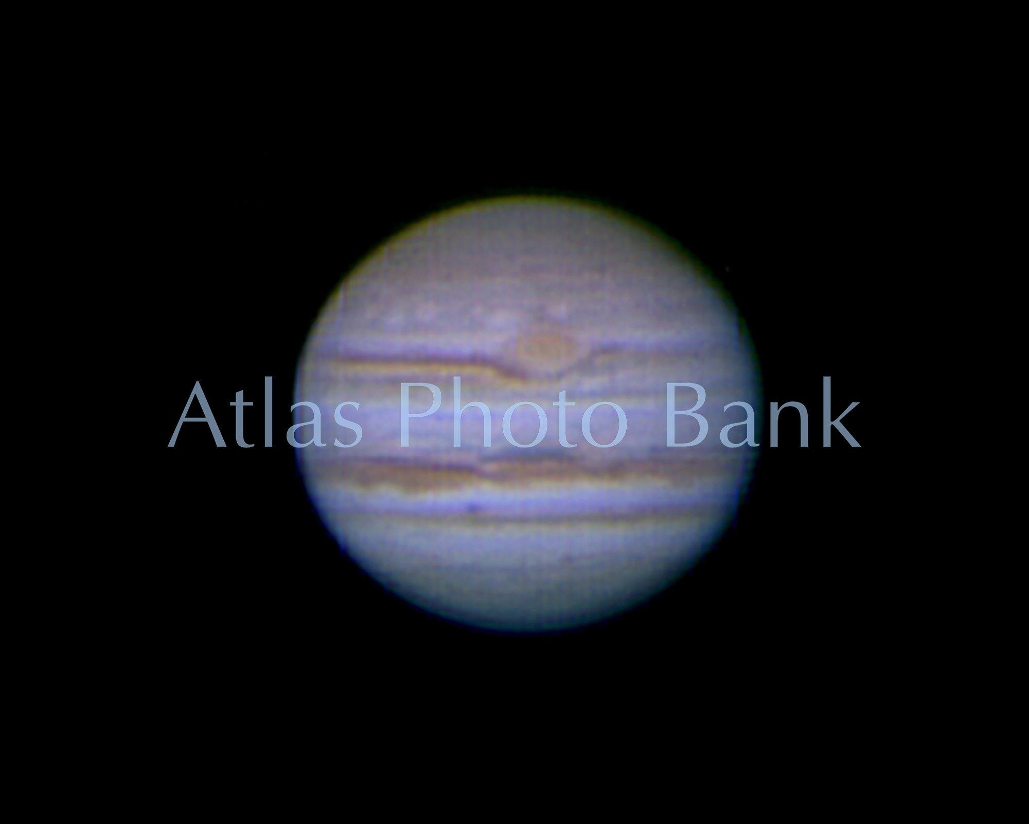 SOP-033-2本の縞と大赤斑が見える木星