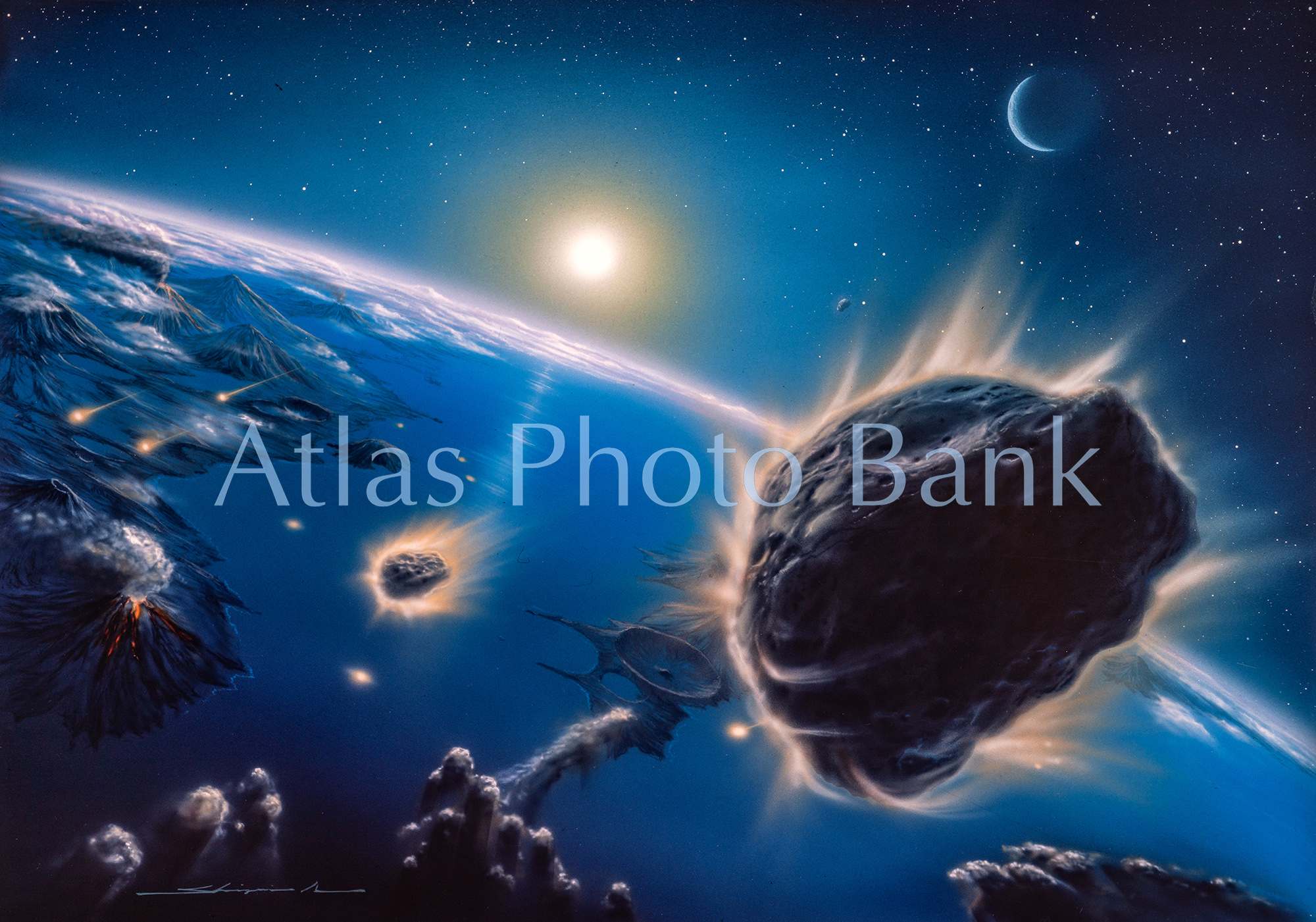 SS-041-隕石群に地球衝突