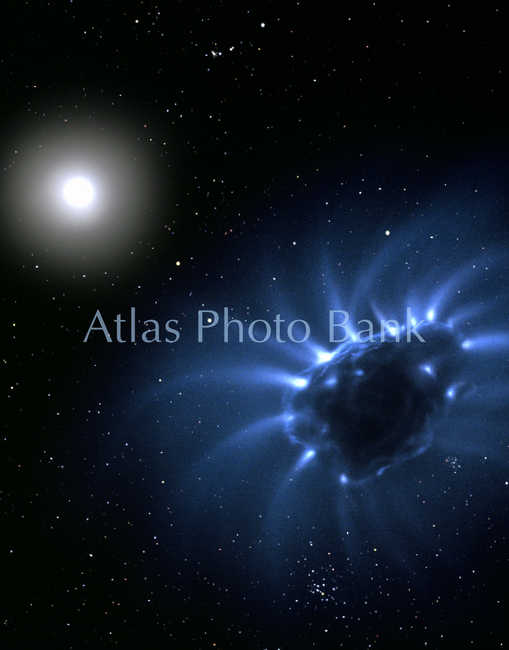 SS-156-ガスを噴き出す彗星核