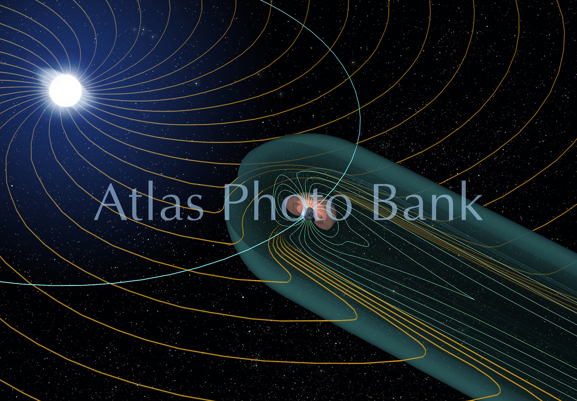 SS-185- 太陽磁場と地球の磁気圏