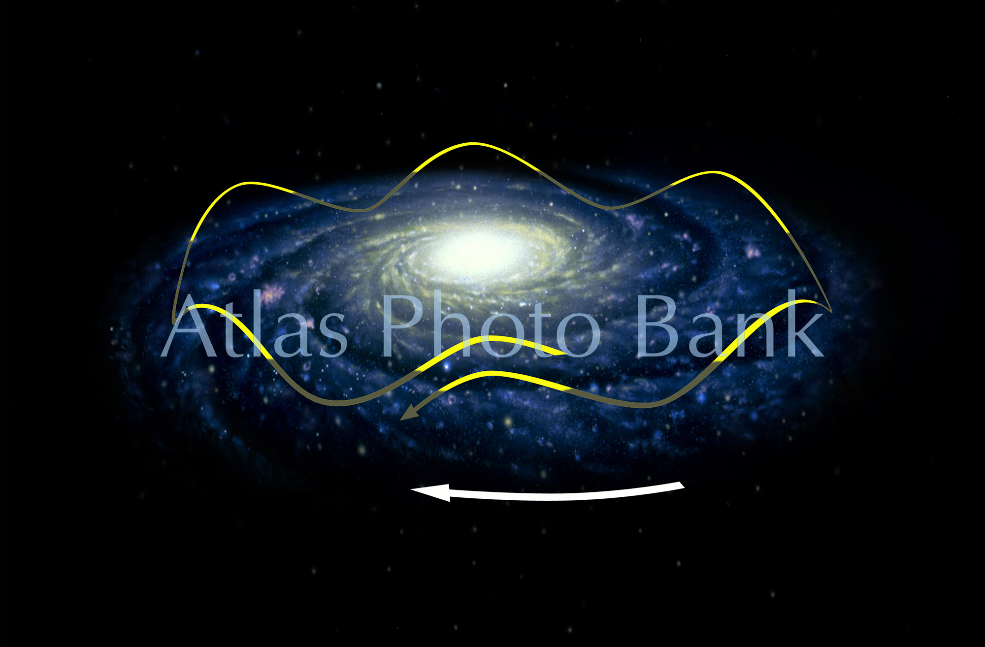 SS-200-銀河系中心の周囲を公転する太陽系-太陽系の動き