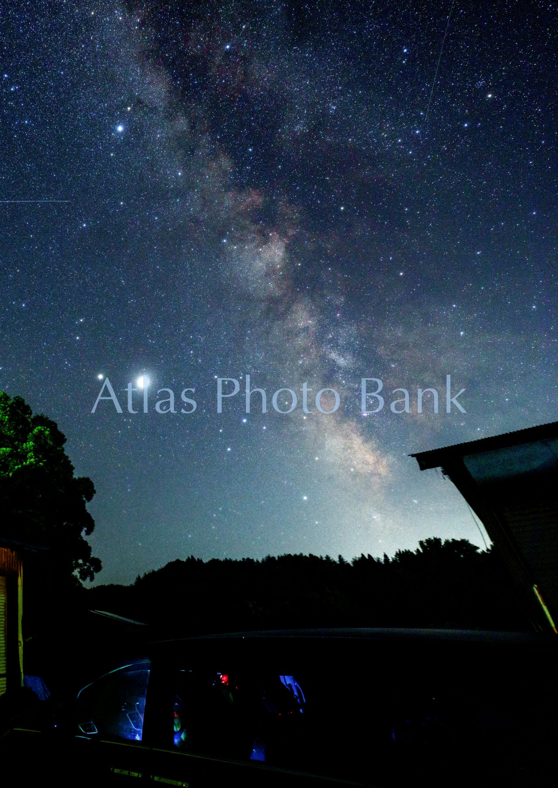 SSP-120-夏の天の川と木星土星