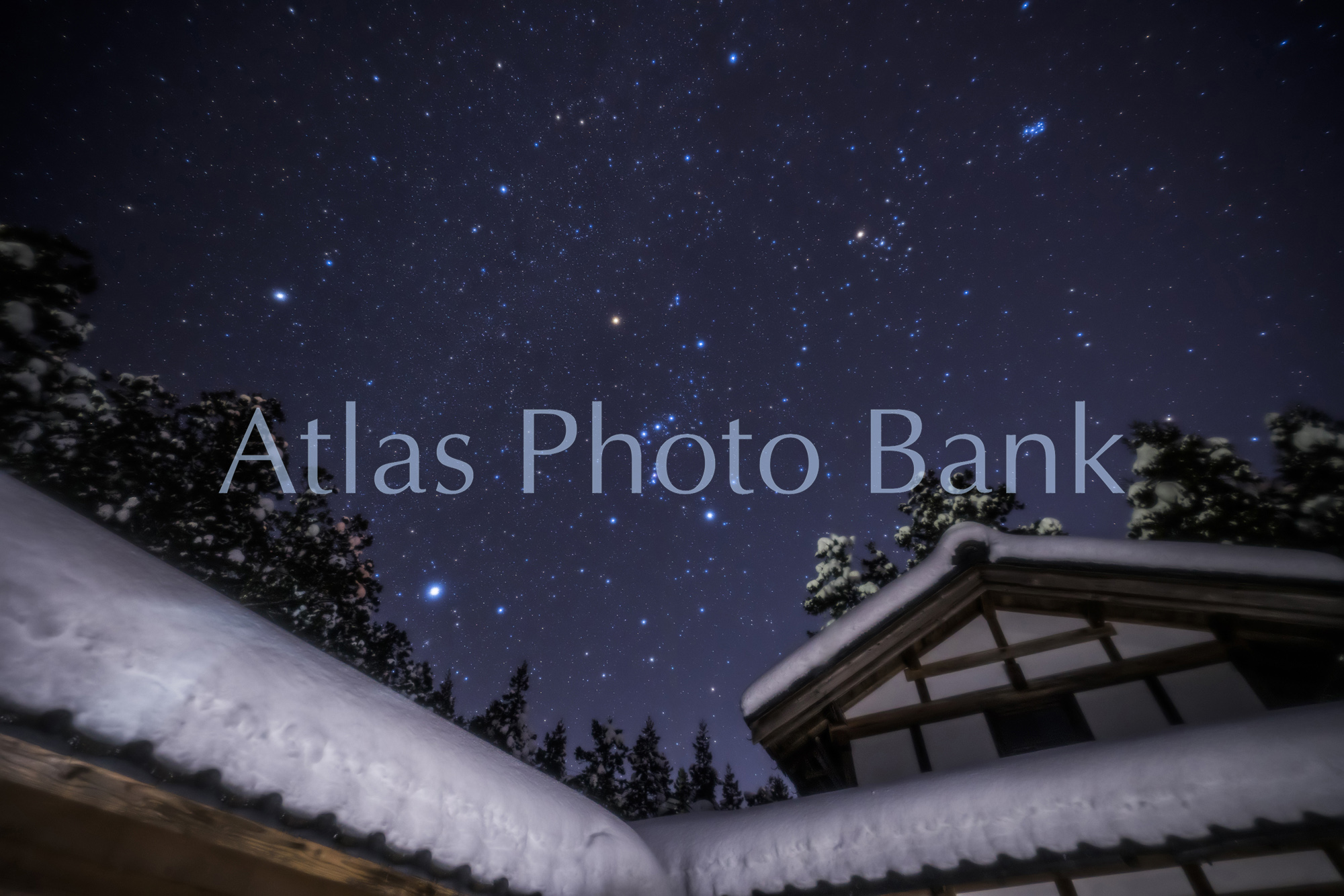 SSP-301-雪国のつかの間の星空