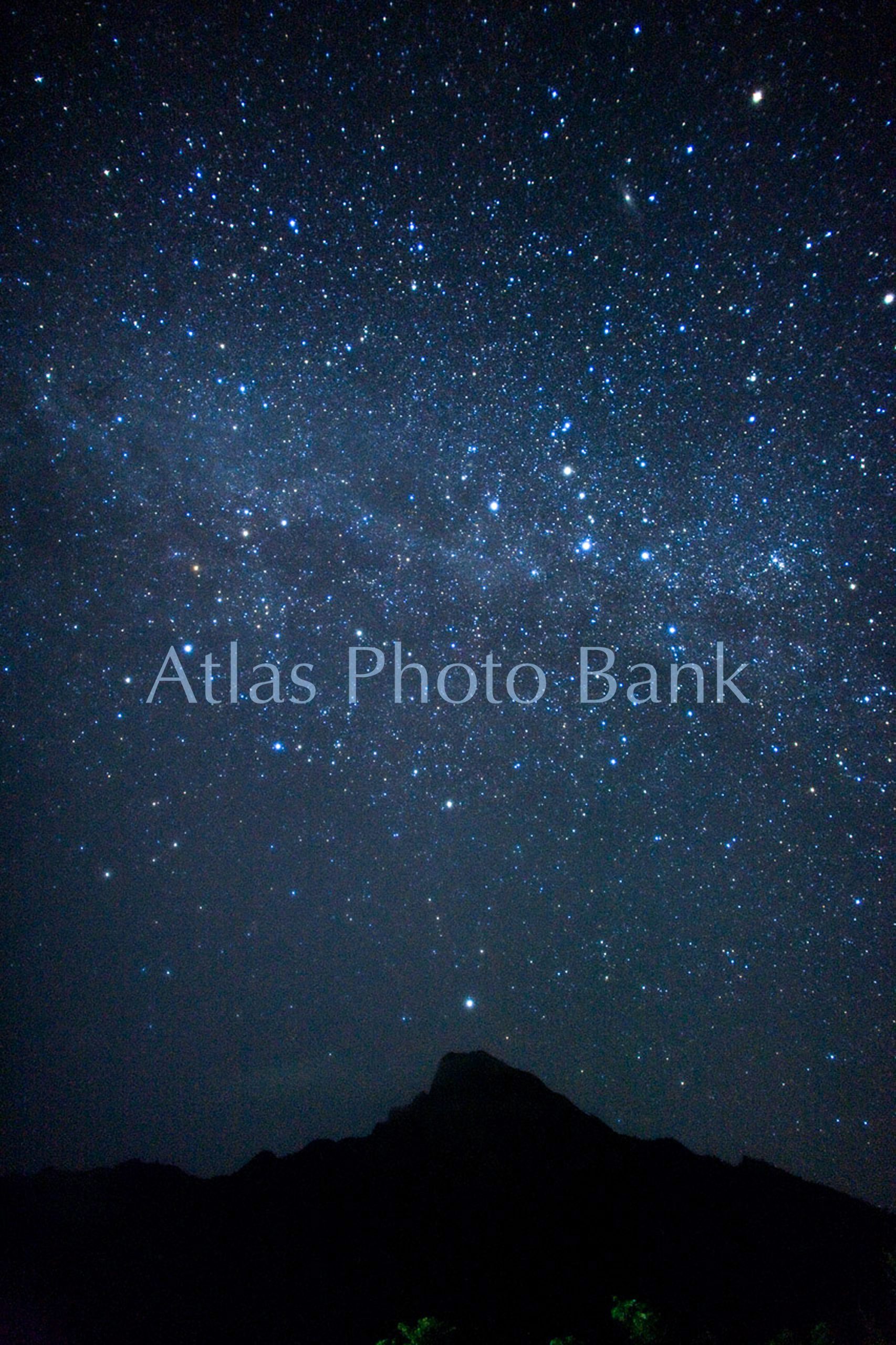 SSP-377-屋久島・モッチョム岳と北極星