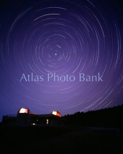 STP-001-天の北極を中心とした星の軌跡･ポーラースター神林-天文台日周北+